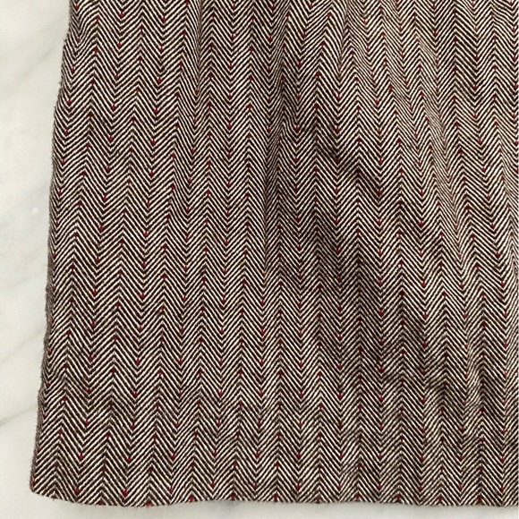 Janie and Jack Herringbone Brown Bow Dress Size 3 - Picture 8 of 8